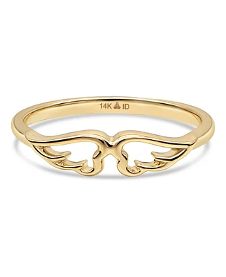 Devata Angel Wings Ring in 14K Gold