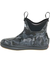 Women's 6 Black Camo Ankle Deck Boot