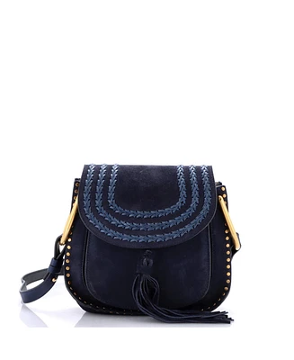 Pre-Owned Chloe Small Hudson Handbag Whipstitch Suede