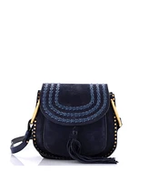 Pre-Owned Chloe Small Hudson Handbag Whipstitch Suede