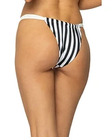 Edikted Women's Dini Striped Bikini Bottom