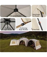 Naturehike Camping Tent Canopy Sun Shade,Outdoor Tent for Camping,Fishing,Picnics, Canopy Available with Ground Cloth,Door Curtains,Tent Connector