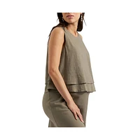Ripe Maternity Peyton Linen Nursing Top