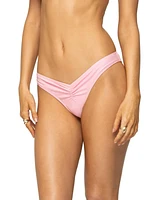 Edikted Women's Starfish Ruched Bikini Bottom