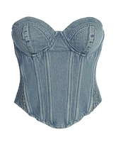 Denim Marsella Sweetheart Corset