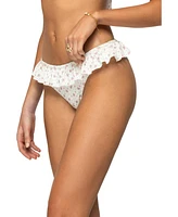 Edikted Women's Amelia Ruffled Bikini Bottom