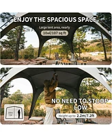 Naturehike Cloud Boundar Camping Sun Shelter, 60S Easy Setup Instant Pop up Canopy Tent for Sporting Events, Tailgating, Camping, Outdoor Activities