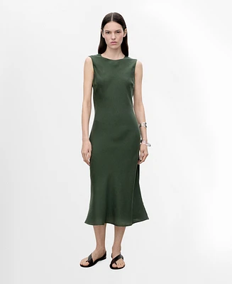Mango Women's Shift Midi Dress