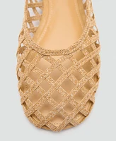 Mango Women's Natural Fiber Ballerinas Shoes