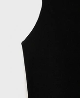 Mango Women's Boat-Neck Knitted Dress