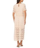 Vince Camuto Women's Crochet Maxi Skirt