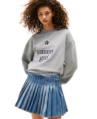 Tommy Girl Women's Graphic Crewneck Sweatshirt