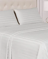 Juicy Couture Royal Dreams Damask Stripe 300-Thread Count Sateen Cotton -Pc. Sheet Set