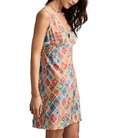 Lucky Brand Women's Femme Sleeveless Printed Minidress