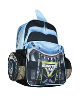Monster Jam Backpack Megalodon Predator Truck Grill 3D Character School Book Bag