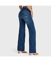 Freddy Women's Wr.up Snug High Waisted Flare Jeans
