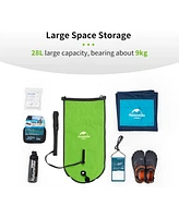 Naturehike 28L Safety Swim Buoy, Ultralight Tow Float & Dry Bag for Swimming, Kayaking, Snorkeling, Diving, Fishing with Adjustable Waist Belt