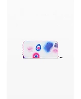 Desigual Women's Detachable elongated Tie-Dye wallet