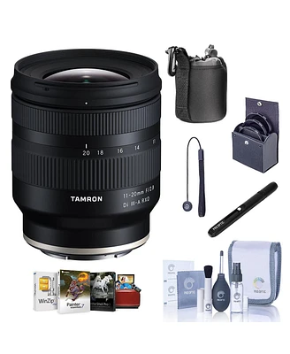 Tamron 11-20mm f/2.8 Di Iii-a Rxd Lens for Sony E, Bundle with ProOptic 67mm Filter Kit, Mac Software Kit, Cleaning Kit, Lens Cap Tether, Lens Cleaner