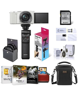Sony Sony Zv-E10 Mirrorless Vlog Camera with 16-50mm Lens, White