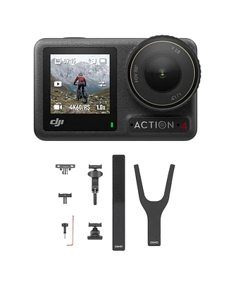 Dji Dji Osmo Action 4 4K 120fps Hdr IP68 Waterproof Action Camera Standard Combo Bundle with Road Cycling Accessory Set for Dji Osmo Series Action Cam