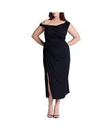 Eloquii Plus Twist Skirt With Slit