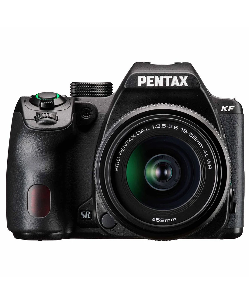 Pentax Kf Dslr Camera with Da L 18-55mm f/3.5-5.6 Al Wr Lens, Black