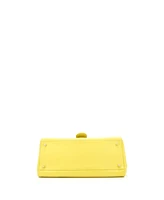 Pre-Owned Delvaux Small East West Brillant Top Handle Bag Leather