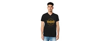 House Of The Dragon Men's Crown Short Sleeve Adult V Neck Premium Cotton Tee / T-Shirt