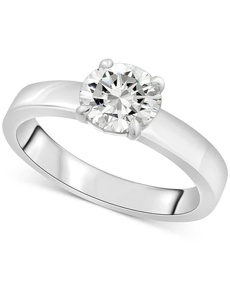 Gsi Certified Diamond Solitaire Engagement Ring (1 ct. t.w.) 14k White or Yellow Gold