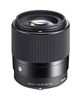 Sigma 30mm f/1.4 Dc Dn Contemporary Lens for Canon Ef-m - Bundle with Premium Accessories