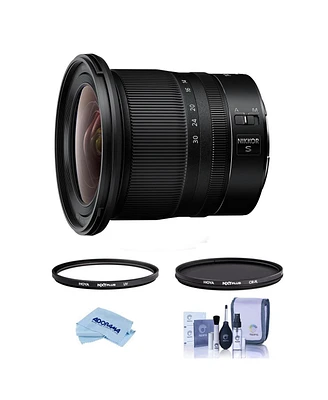 Nikon Nikkor Z 14-30mm f/4 S Lens, Bundle with Hoya Nxt Plus 82mm Uv+Cpl Filter Kit, Cleaning Kit, Cleaning Cloth