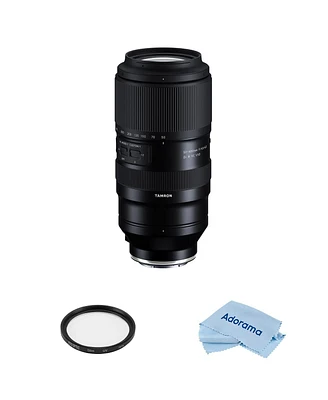 Tamron 50-400mm f/4.5-6.3 Di Iii Vc Vxd Lens for Sony E Bundle with 67mm Uv Filter, Cleaning Kit