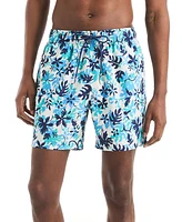 Beach Boys x Nautica Men's Quick-Dry Floral Swim Trunks