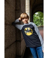 Justice League Little Boys Batman Superman The Flash 3 Pack Hang down Long Sleeve T-Shirts