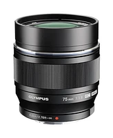 Olympus M.Zuiko Digital 75mm f/1.8 Lens for Micro Four Thirds, Black