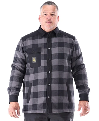 RefrigiWear Men's Heavyweight Flannel Work Shirt