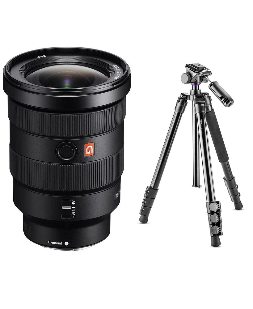 Sony Fe 16-35mm f/2.8 Gm Lens for Sony E with Vanguard Alta Pro 264AT Tripod and Tbh-100 Head