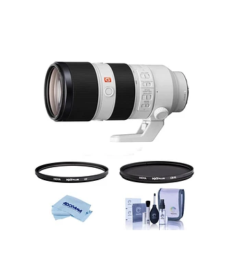 Sony Fe 70-200mm f/2.8 Gm Oss Lens for Sony E, Bundle with Hoya 77mm Uv+Cpl Filter Kit, Cleaning Kit, Cleaning Cloth