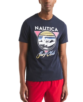 Nautica Men's Surf Club Logo Graphic T-Shirt