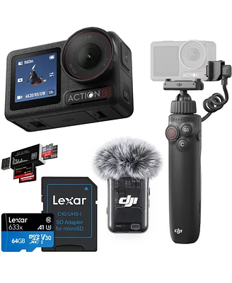 Dji Osmo Action 5 Pro Camera Vlog Combo with Mic 2 Clip-On Transmitter