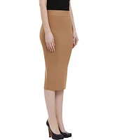Kimi + Kai Women's Knit Pencil Pull-On Skirts