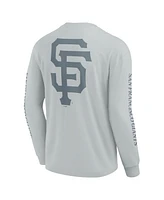 Fanatics Men's Gray San Francisco Giants Elements Strive Long Sleeve T-Shirt