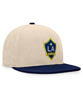 Fanatics Men's Cream La Galaxy Tempo Corduroy Snapback Hat