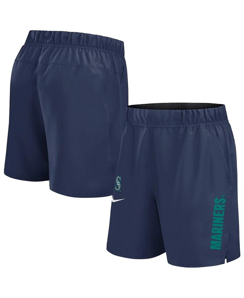 Nike Men's Navy Seattle Mariners Woven Victory Performance Shorts