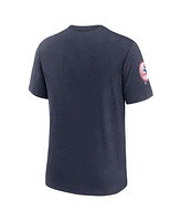 Nike Men's Heather Navy New York Yankees Cooperstown Collection Eras Tri-Blend T-Shirt