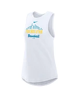 Nike Women's White Philadelphia Phillies City Connect Tri-Code High Neck Performance Tank Top