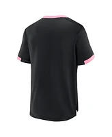 Fanatics Men's Black Inter Miami Cf Stoppage Time Striker T-Shirt
