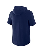 Fanatics Men's Navy Seattle Mariners Clubhouse Optimal Play Raglan Short Sleeve Pullover Hoodie