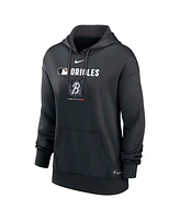 Nike Women's Black Baltimore Orioles Authentic Collection City Connect Performance Pullover Hoodie